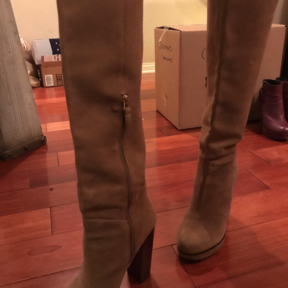 Heidi Klum Knee High Platform Boot 38.5 - Picture 2 of 5